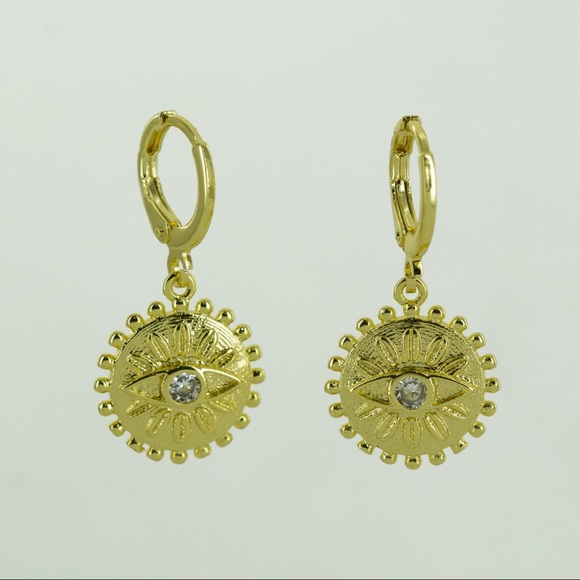 Jewelry - Earrings Pinkrevolver Jewelry Evil eye Gold plated
